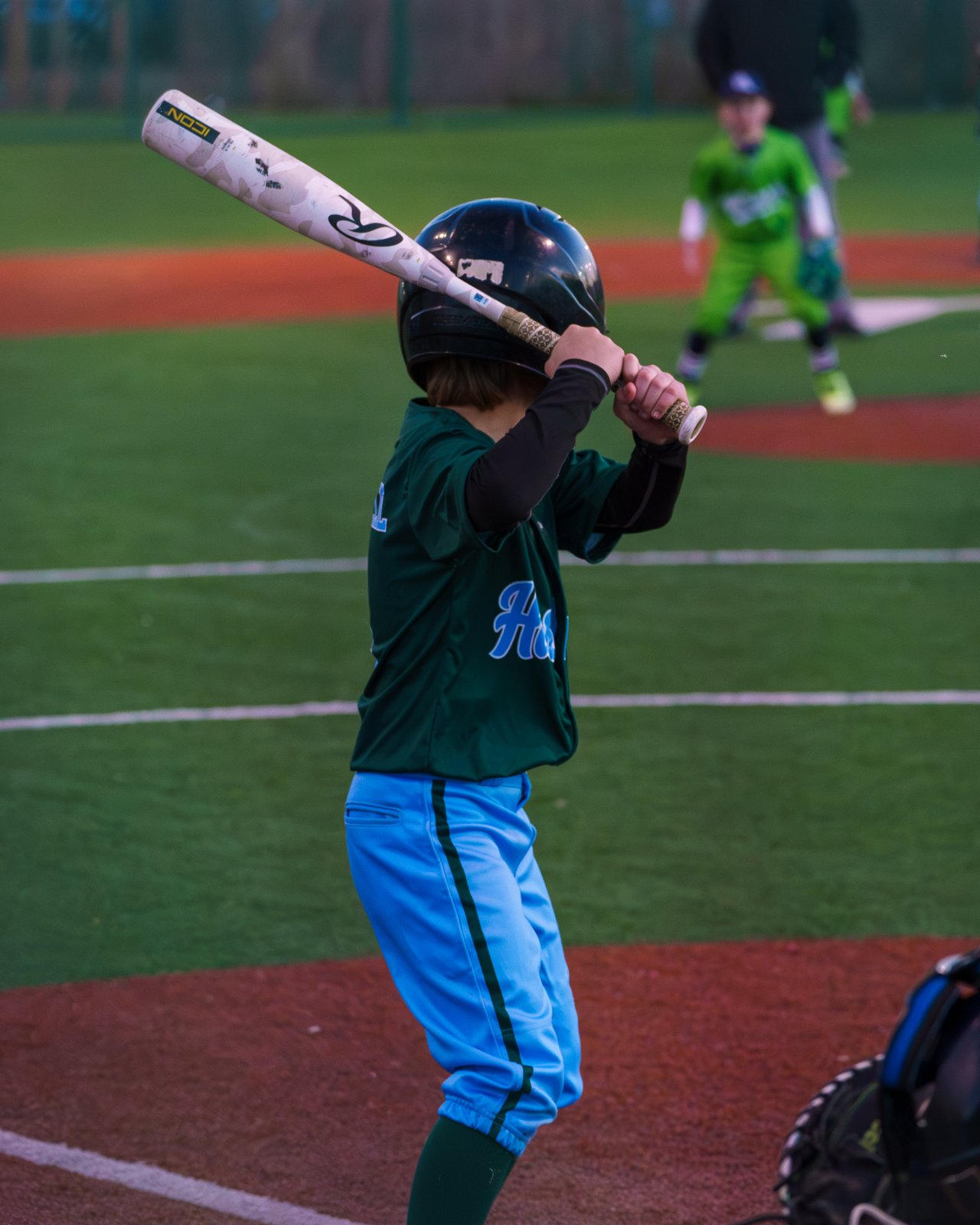 A Hurricanes batter ready to swing